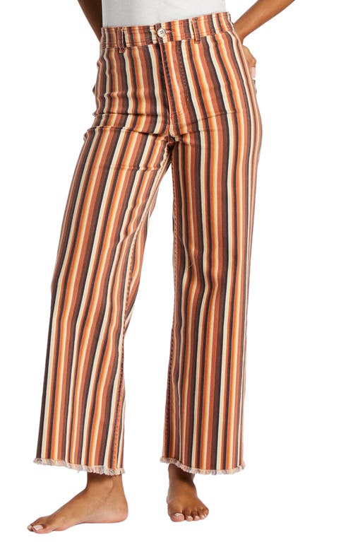 60s Pants, Jeans, Hippie, Flares | 60s Jumpsuits, Overalls Billabong Free Fall High Waist Wide Leg Pants in Fire Side at Nordstrom Size 31 $89.95 AT vintagedancer.com