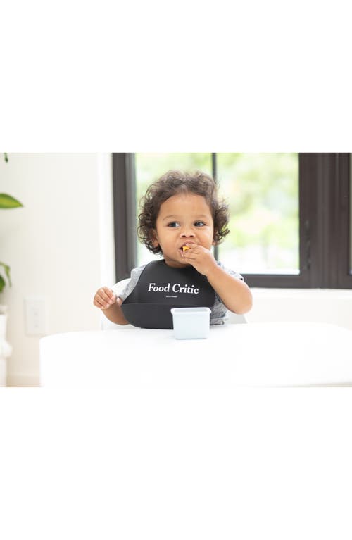 Shop Bella Tunno Food Critic Wonder Bib In Black