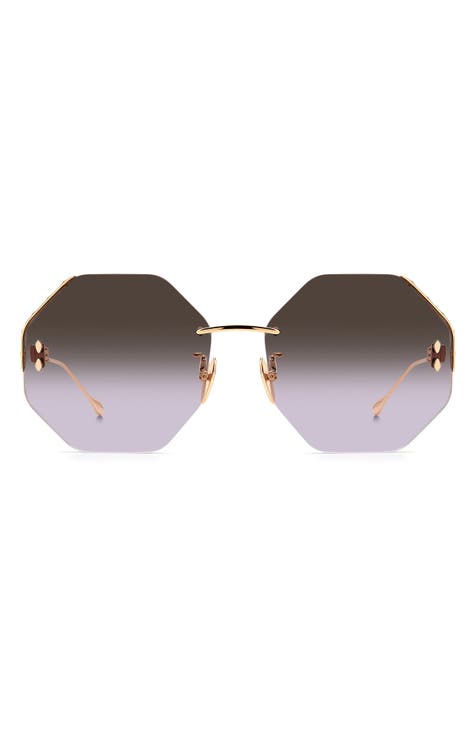 Square Metal Sunglasses in Multicoloured - Isabel Marant