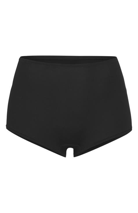 Baoneite High Waisted Boy Shorts Cotton Ladies Underwear for Women Soft  Panties Stretch Briefs (L, Black 2pack) at  Women's Clothing store
