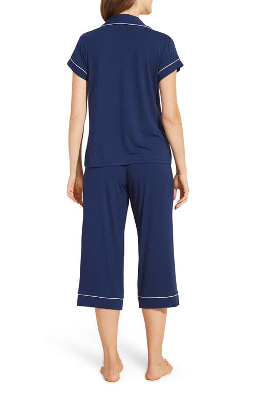 EBERJEY EBERJEY GISELE JERSEY KNIT CROP PAJAMAS 