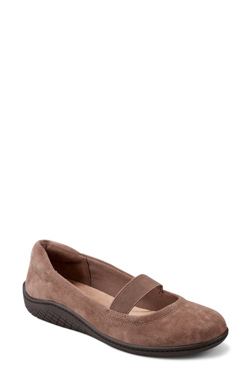Golden Ballet Flat in Taupe