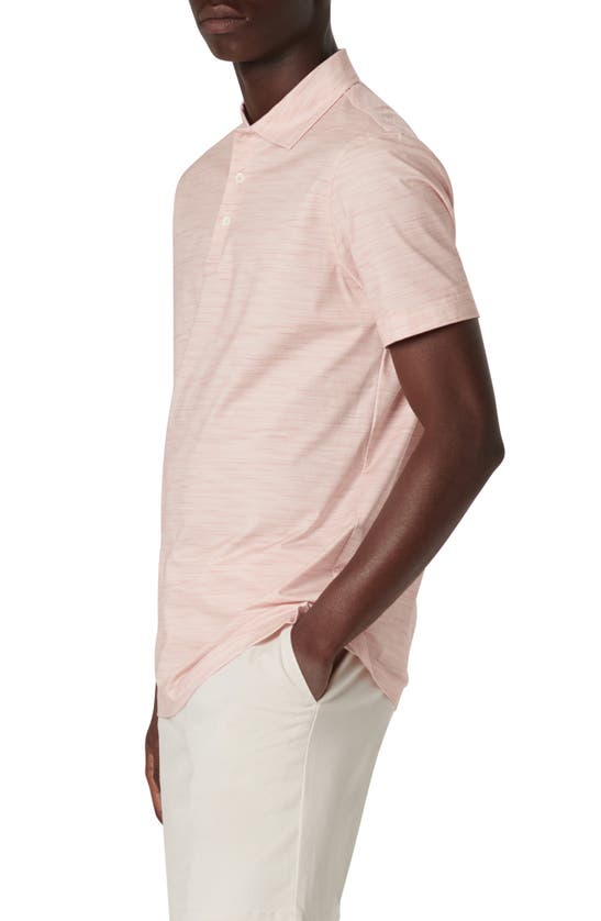 Shop Bugatchi Victor Ooohcotton® Print Polo In Coral