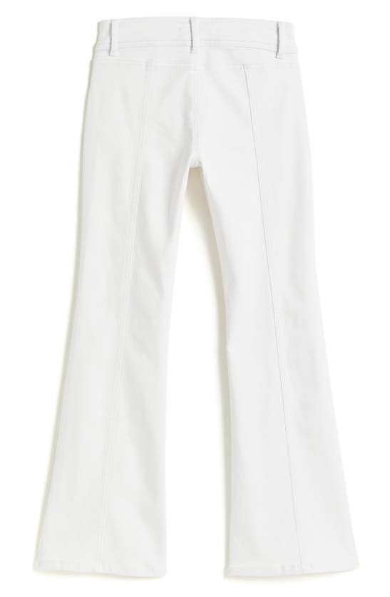 Shop Tractr Kids' Flare Jeans In White