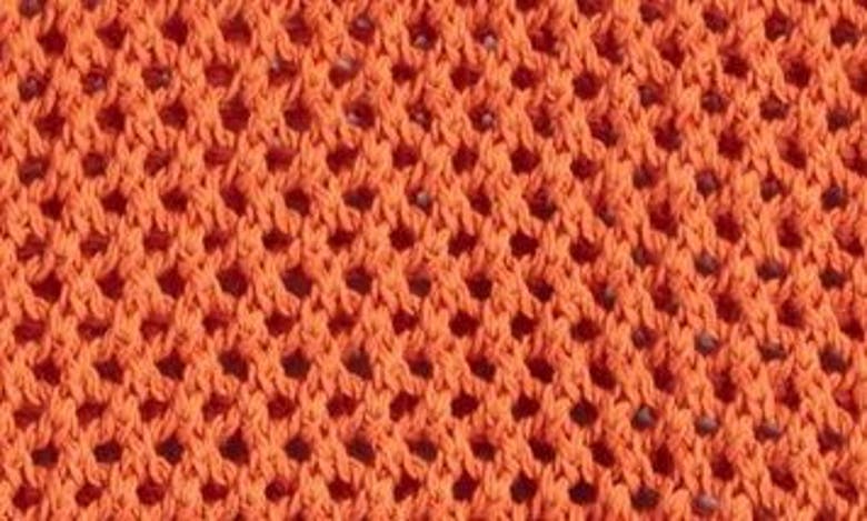 Shop Madewell Open Stitch Short Sleeve Sweater In Dark Copper