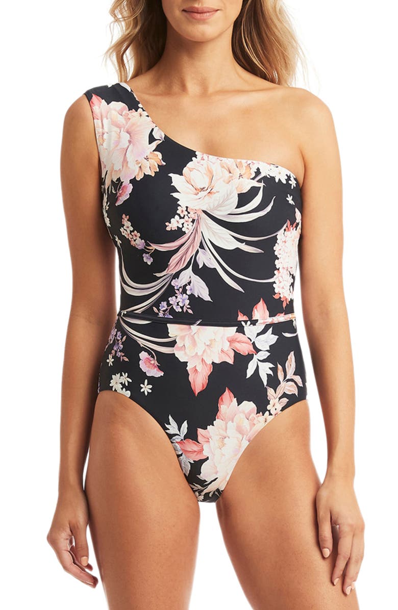 Sea Level Martini One-Shoulder One-Piece Swimsuit | Nordstrom