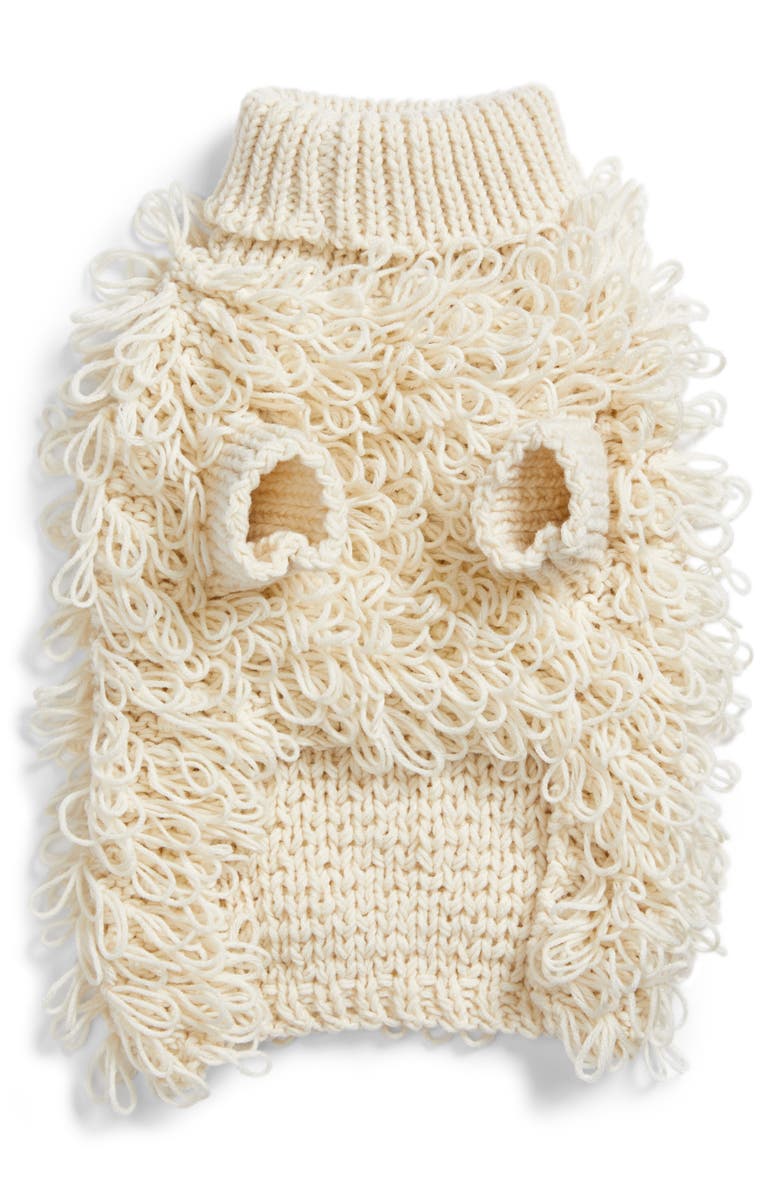 Max Bone Curly Knit Dog Sweater Nordstrom