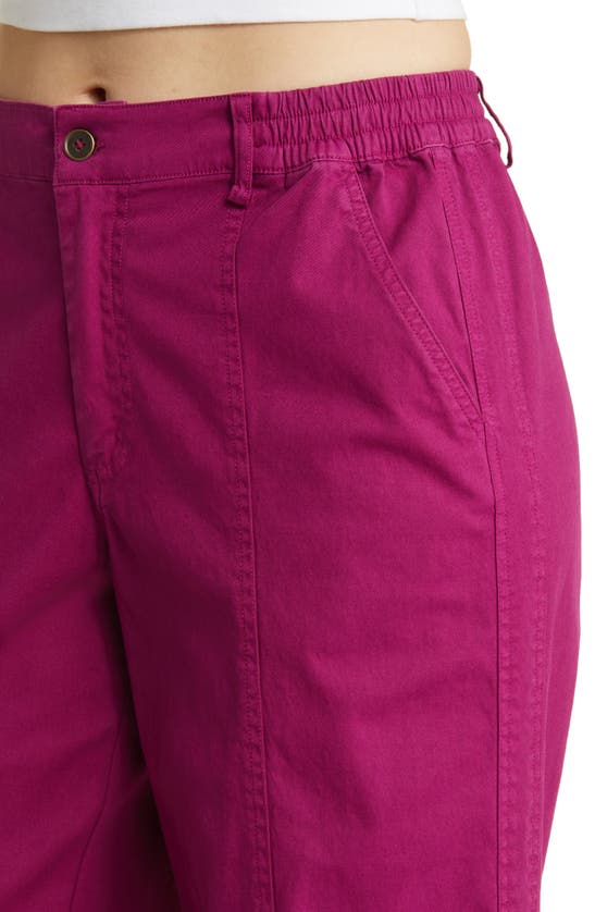 Bp. Wide Leg Cargo Pants In Purple Magenta