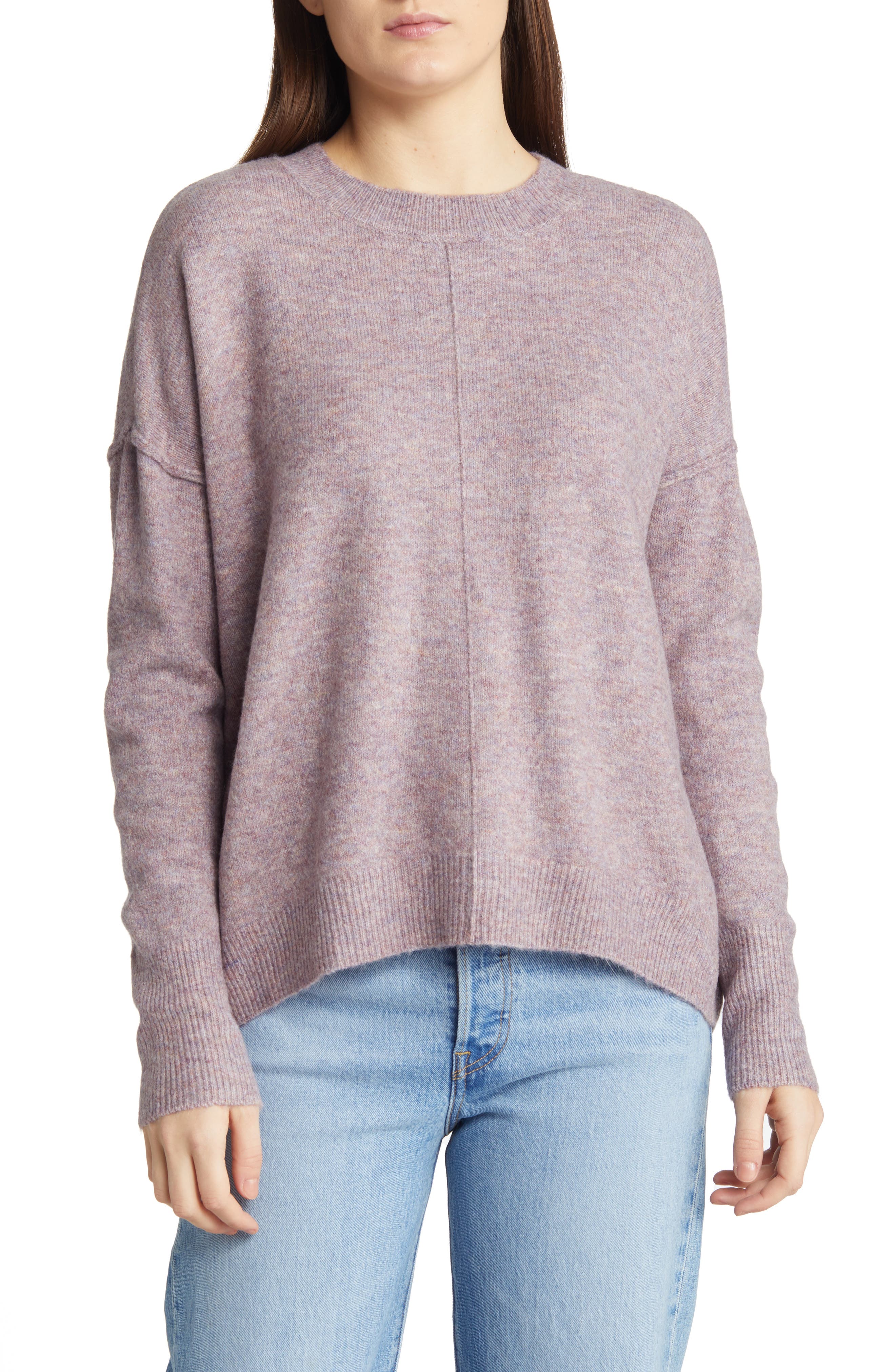 Vince Camuto Center Seam Crewneck Sweater | Nordstrom