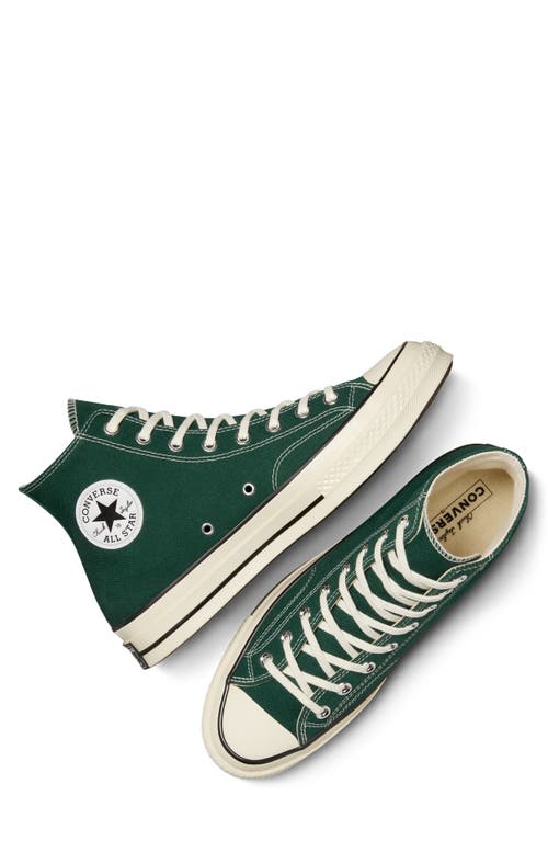 Shop Converse Gender Inclusive Chuck Taylor® All Star® 70 High Top Sneaker In Green Envy/egret/black