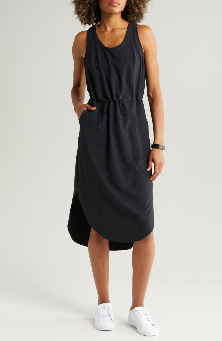 Zella In Flight Drawcord Waist Dress | Nordstrom