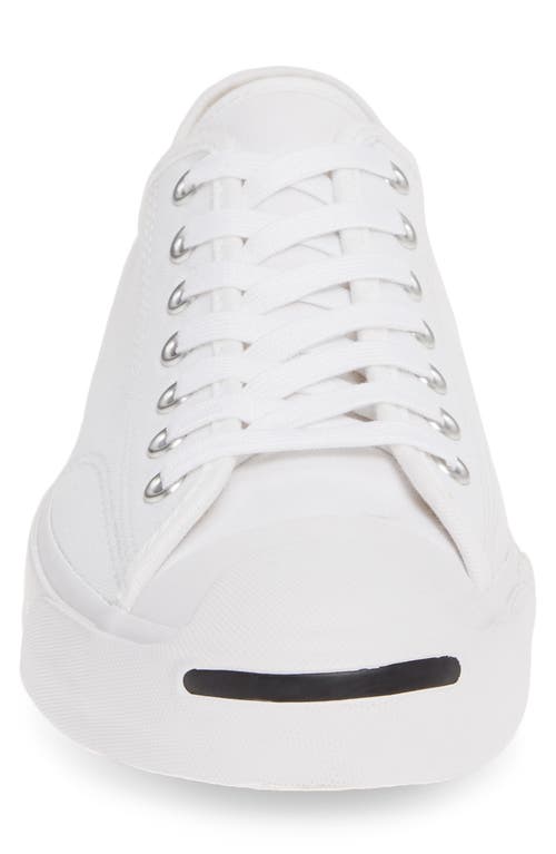 Converse White Jack Purcell First In Class Sneakers In White/white/black