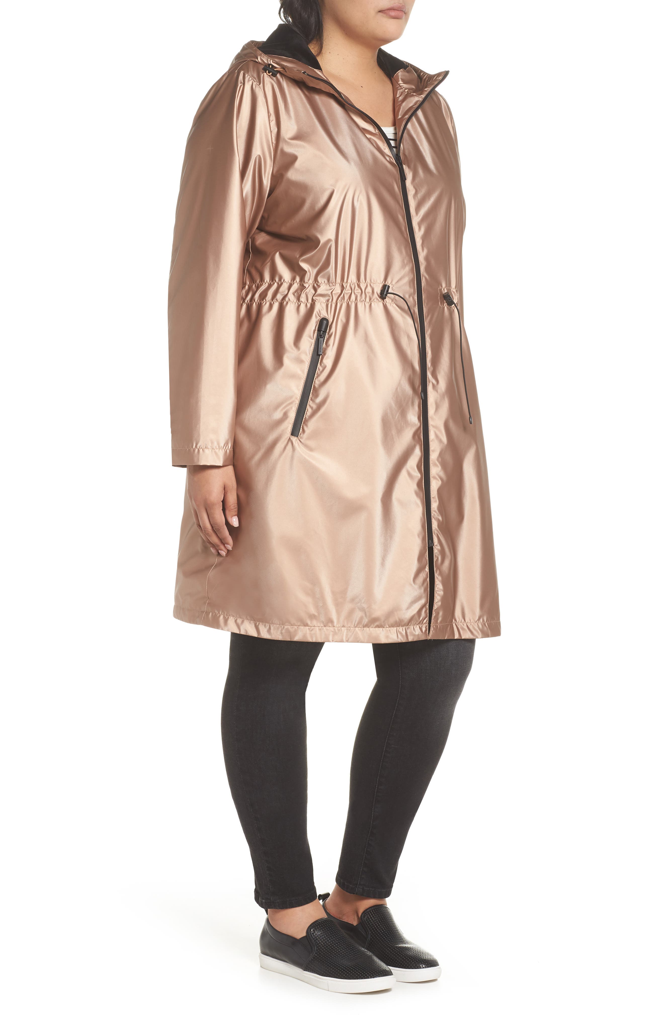 bernardo metallic rain jacket