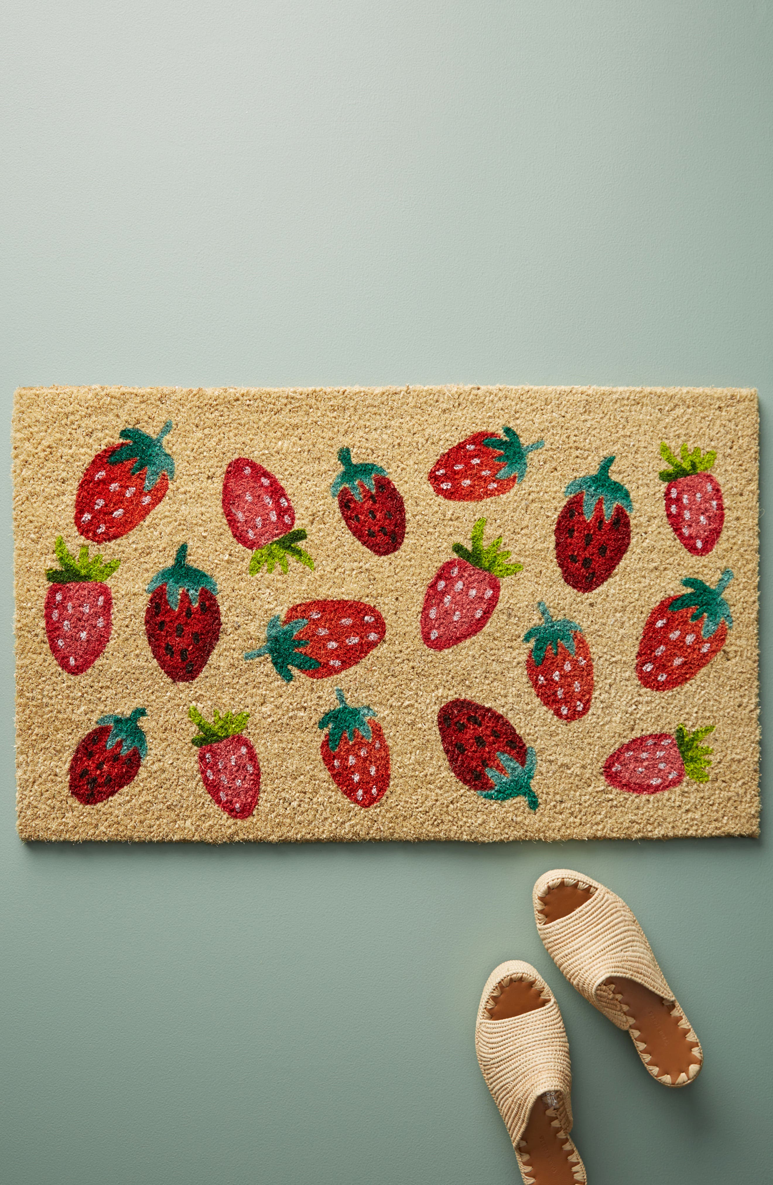 Anthropologie Home Strawberries Doormat Nordstrom