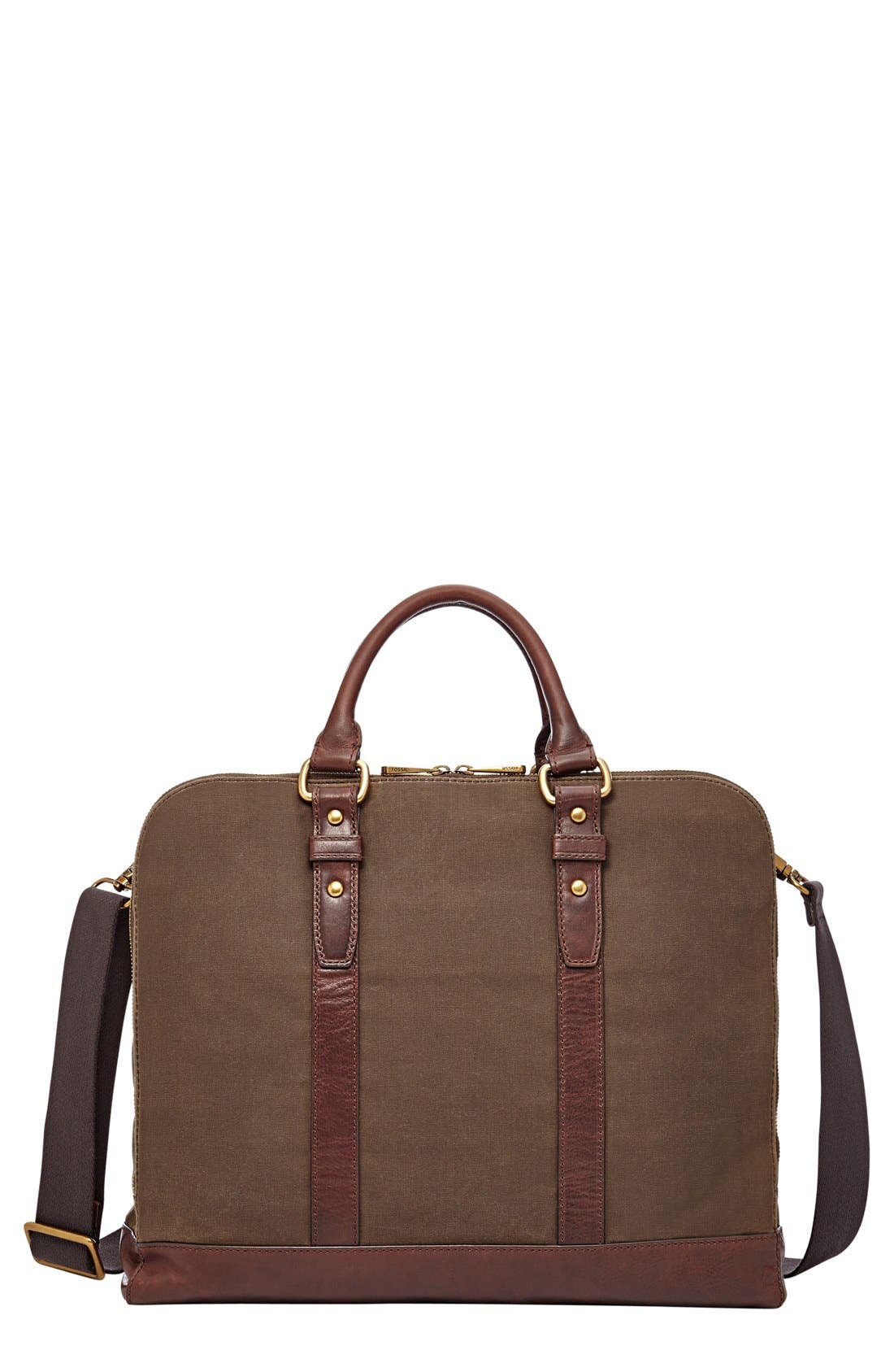 Fossil 'Edison' Canvas Work Bag Nordstrom
