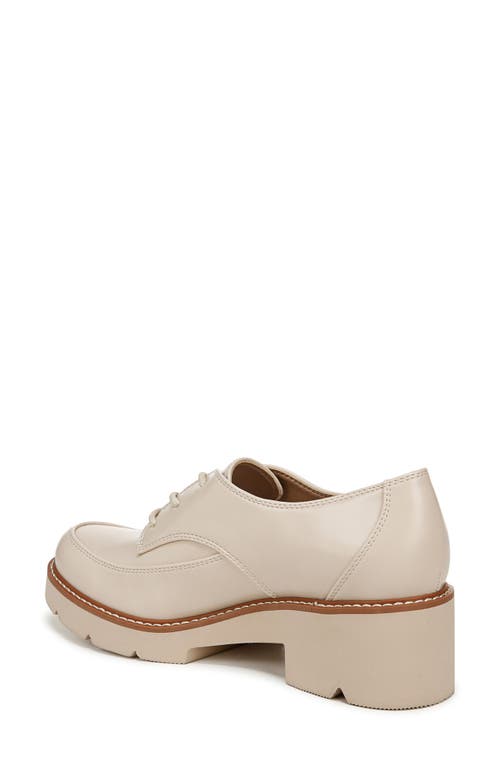 Shop Naturalizer Darry Lace-up Derby In Porcelain Faux Leather