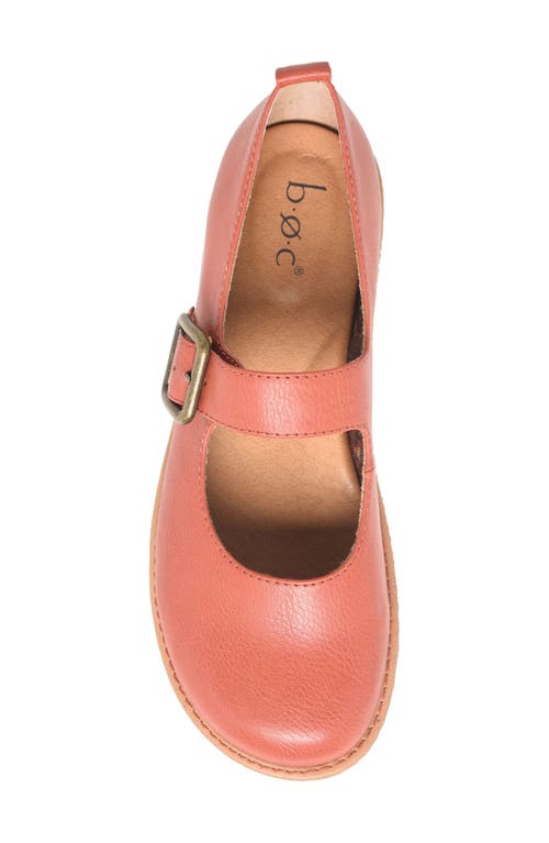 B O C By Børn Lara Mary Jane Flat In Red