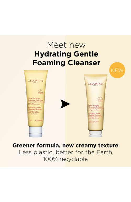 Clarins Hydrating Gentle Foaming Cleanser With Aloe Vera In No Color