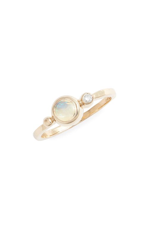 Dew Drop Bonheur Ring in Australian Opal