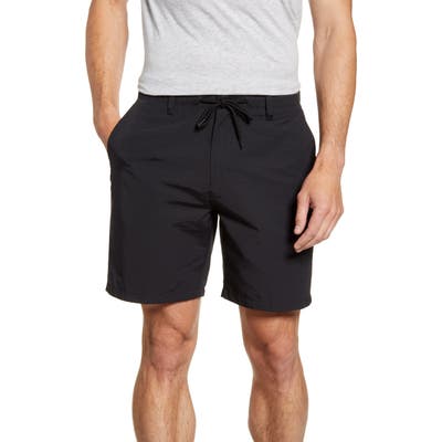 Hurley Rob Machado Hybrid Swim Trunks, Black