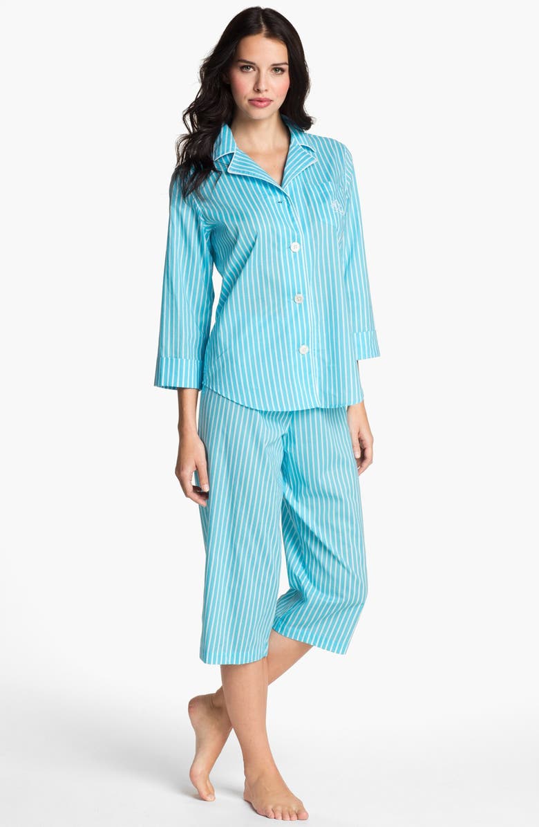 Lauren Ralph Lauren Crop Pajamas | Nordstrom