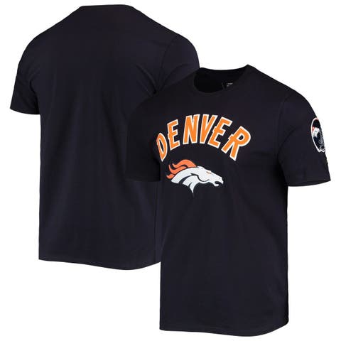 Denver Broncos Reebok Throwback Pro Style Oversized Blue T Shirt SMALL New  tag