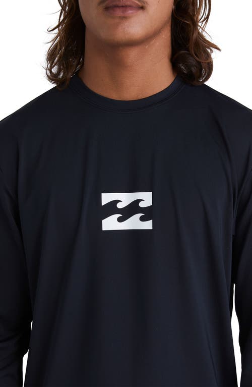 Shop Billabong All Day Wave Long Sleeve T-shirt In Black