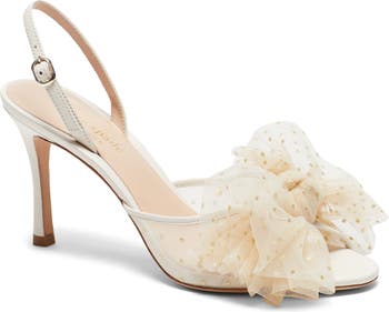 kate spade new york bridal sparkle slingback sandal Women