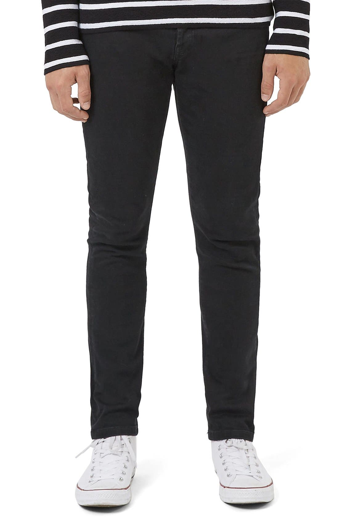 topman stretch tapered jeans