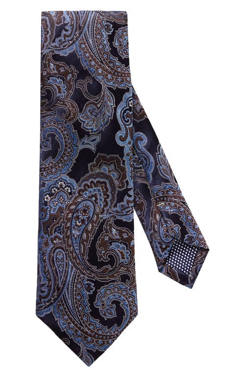 Eton Paisley Silk Tie in Blue at Nordstrom, Size Regular