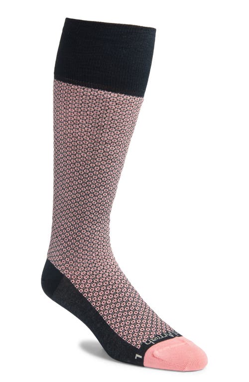 Edward Armah Neat Tall Compression Dress Socks In Navy