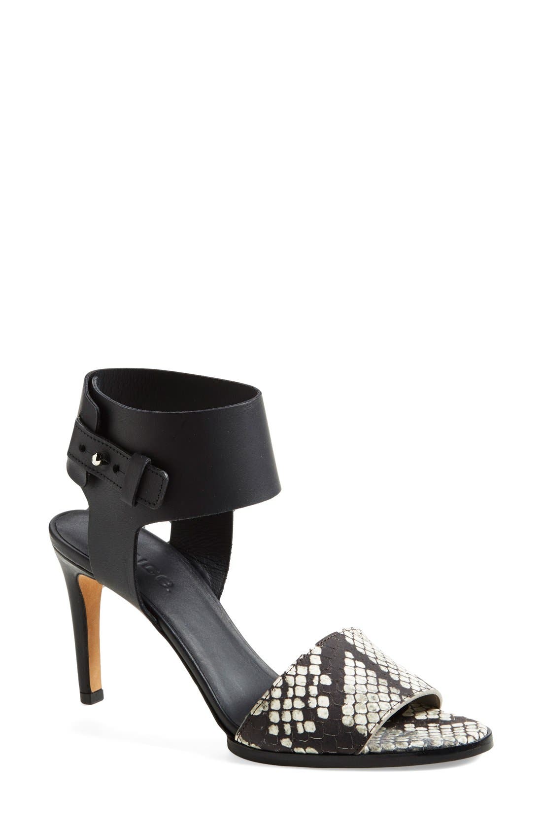 Vince 'Antonia' Snake Embossed Leather Sandal (Women) Nordstrom