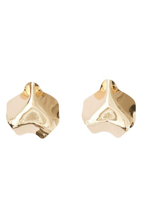 Abstract Statement Stud Earrings