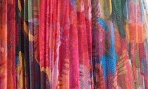 HUTCH HUTCH SMOCKED TULLE GOWN