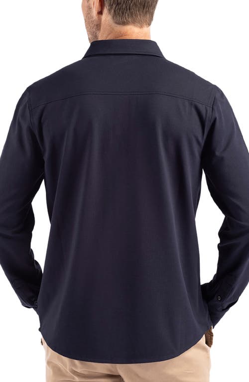Cutter & Buck Advantage Soft Button-up Shirt In Liberty Navy
