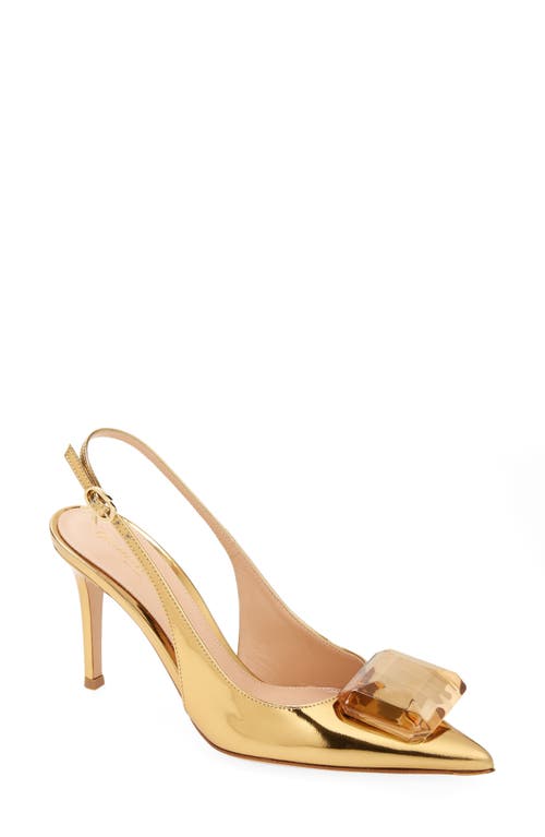 Gianvito Rossi Jaipur Pointed Toe Slingback Pump Mekong at Nordstrom,