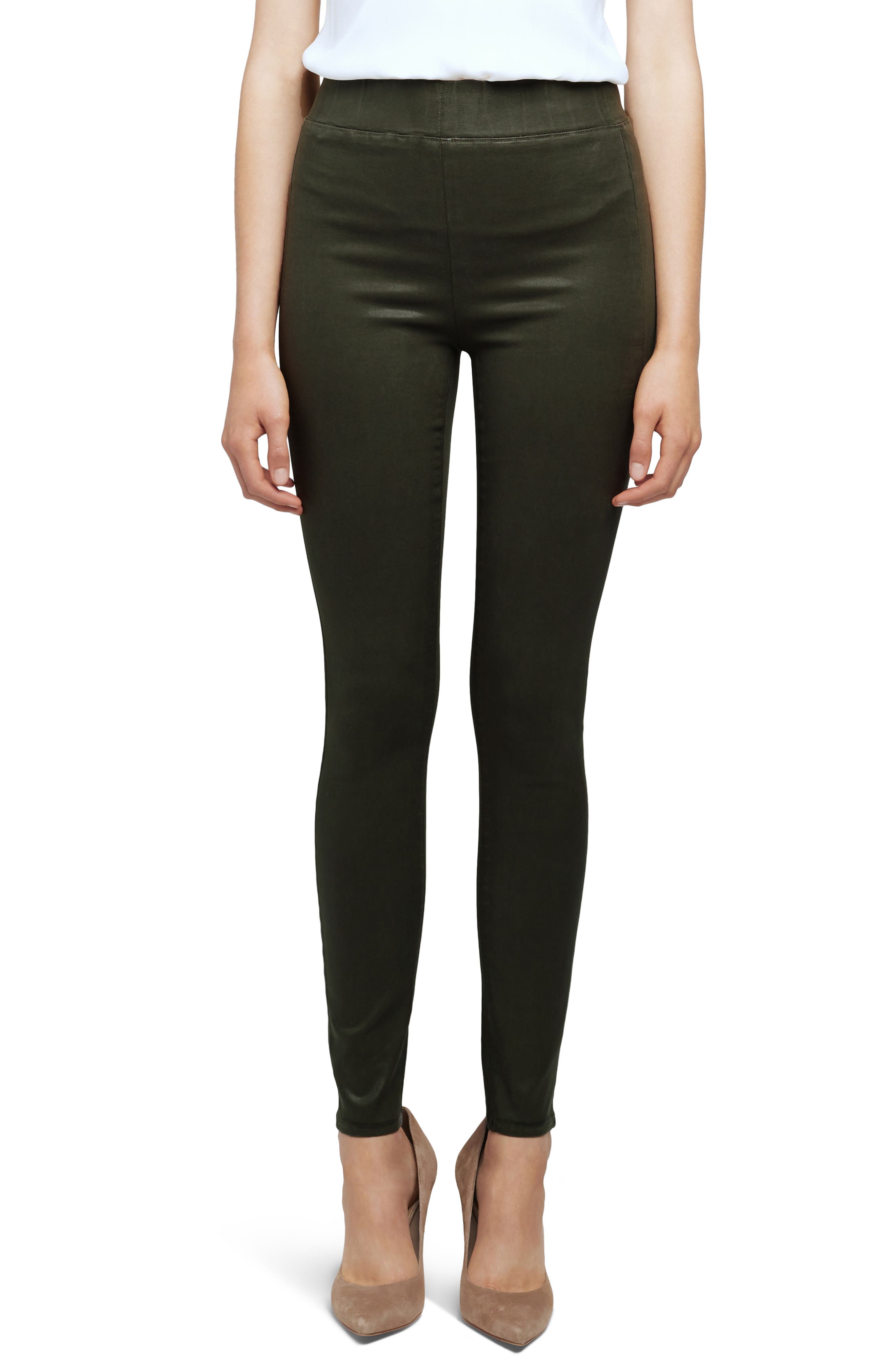 pull on coated leggings