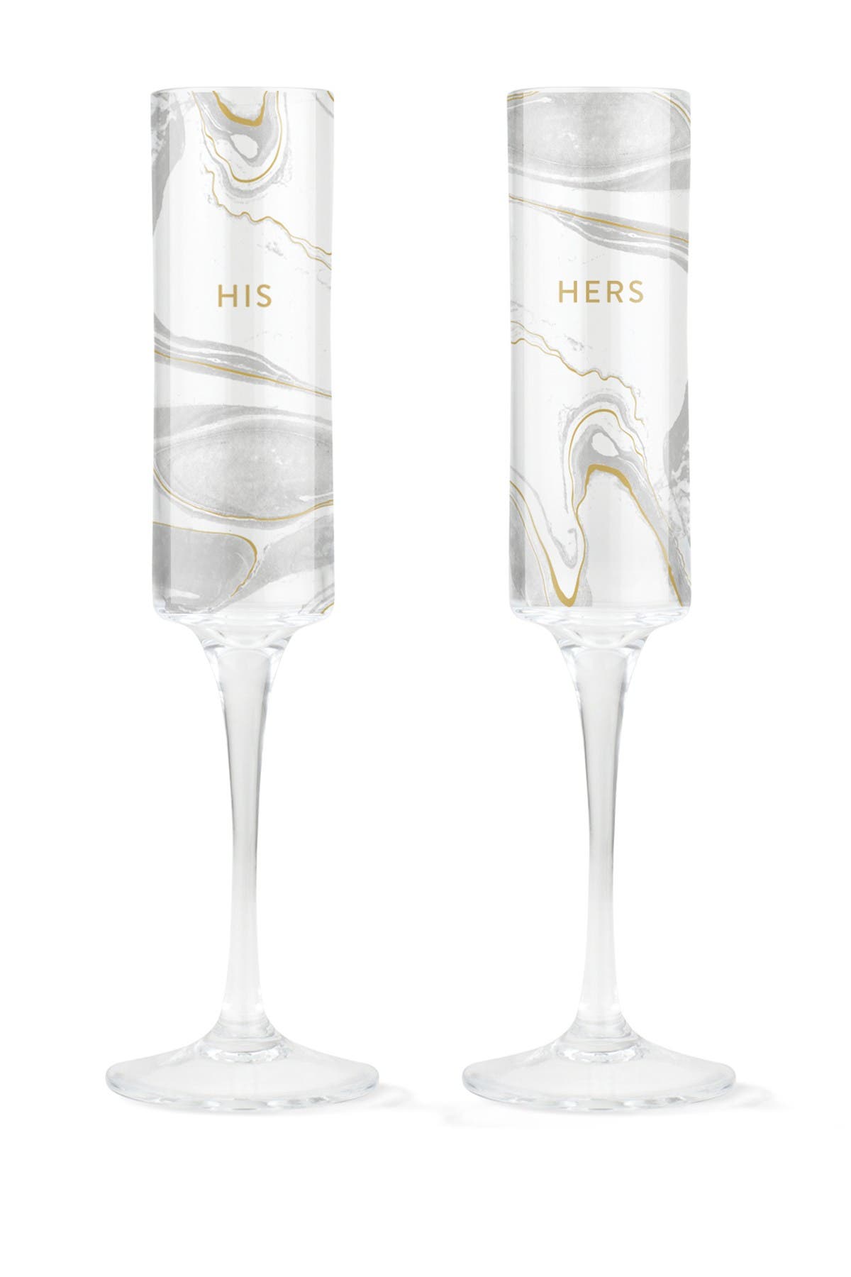 his hers champagne flutes