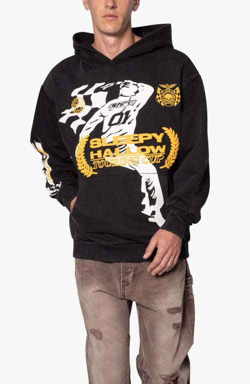 Mnml Shrc Touring Cup Hoodie In Black