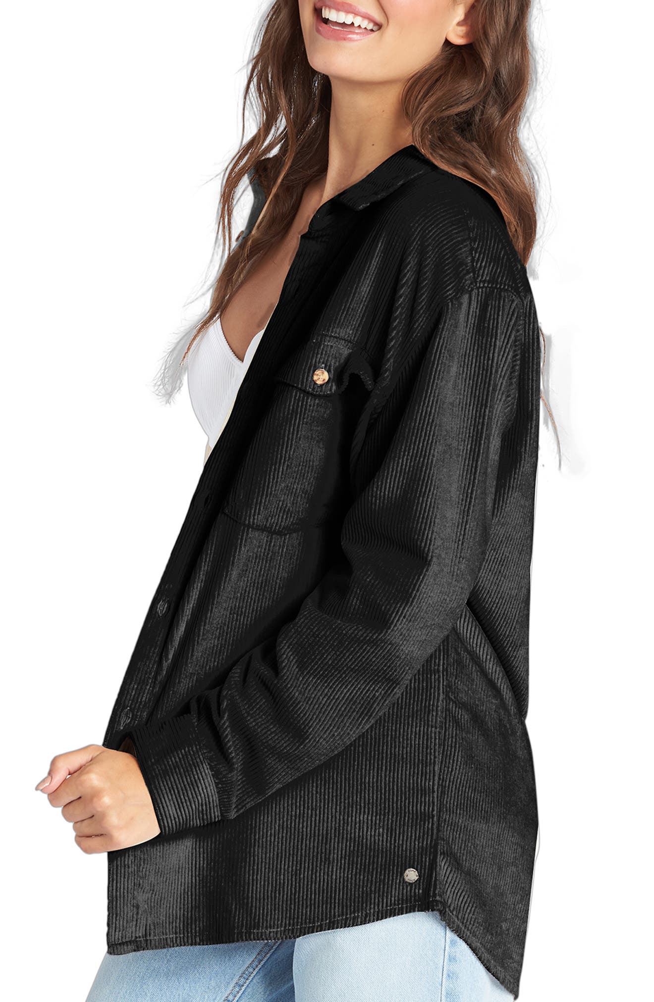 Roxy Let It Go Corduroy Shirt Jacket 