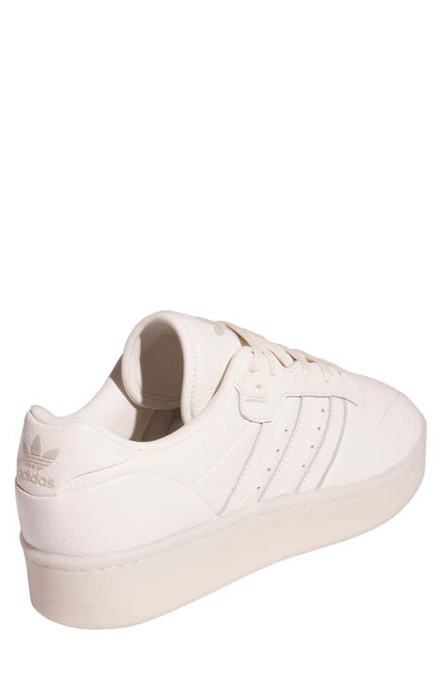 Shop Adidas Originals Adidas Rivalry Lux Low Top Basketball Sneaker In Cloud/ivory/black