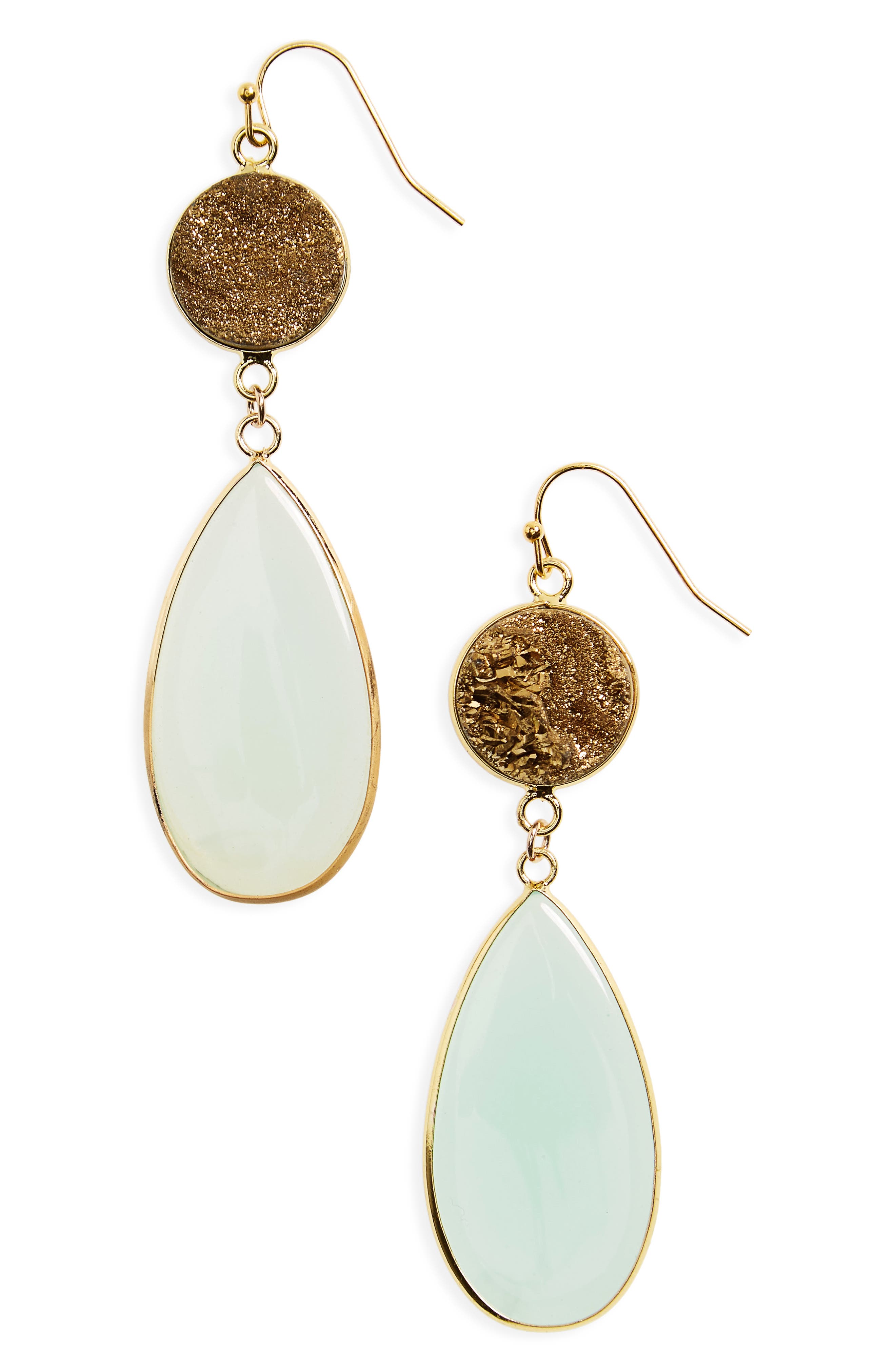 Panacea Drusy Stone Drop Earrings Nordstrom