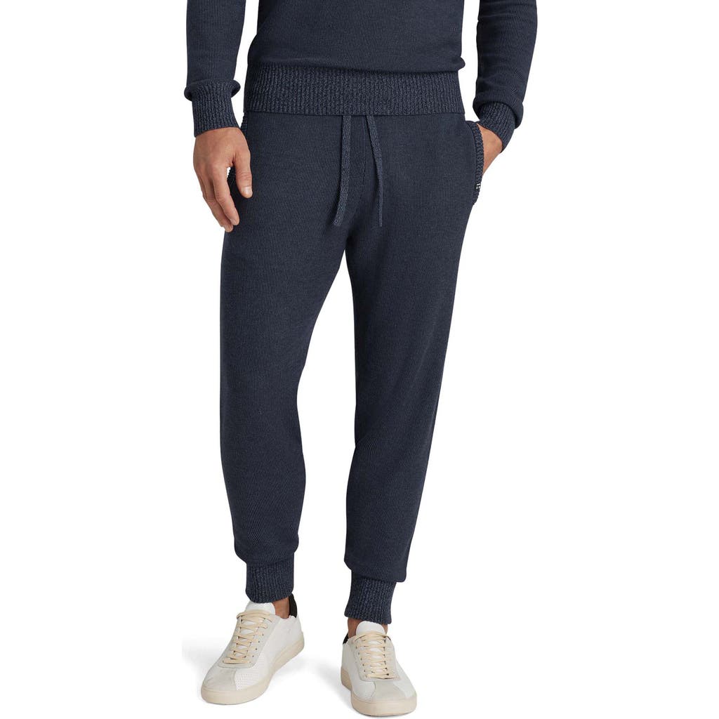 Tommy John Lounge Sweater Joggers In Deep Well/orion Blue