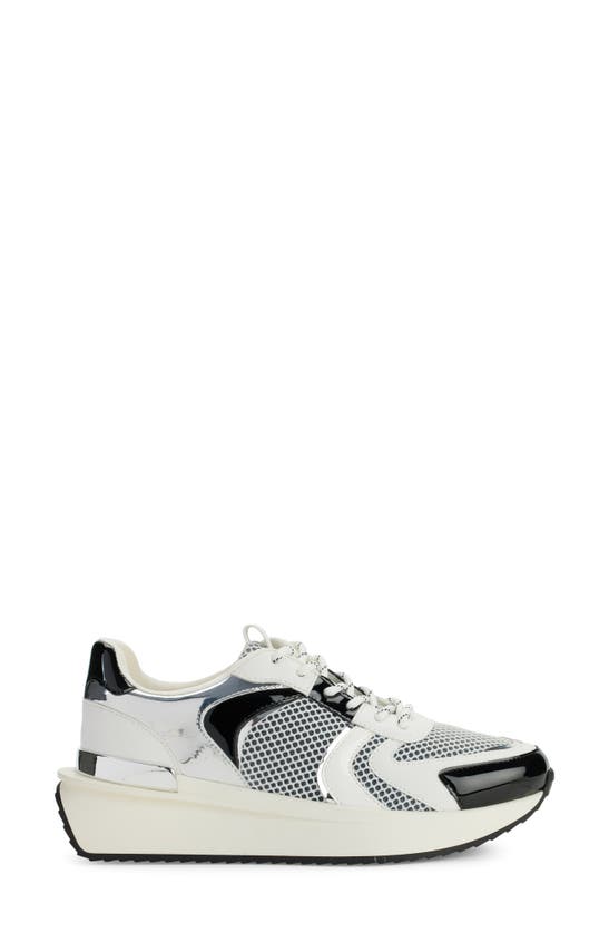 Shop Dkny Amity Sk24 Sneaker In White/ Black