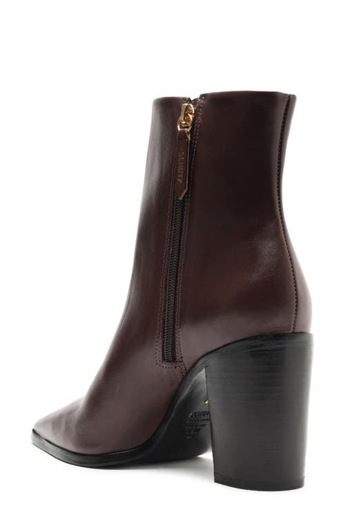 SCHUTZ SCHUTZ MIKKI POINTED TOE BLOCK HEEL BOOTIE 