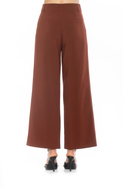 Alexia Admor Elodie Pants In Brown