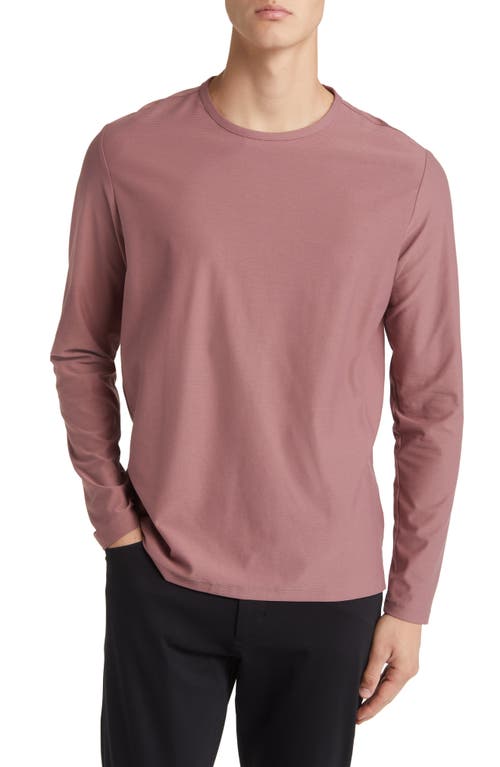 Hickman Long Sleeve T-Shirt in Winter Rose