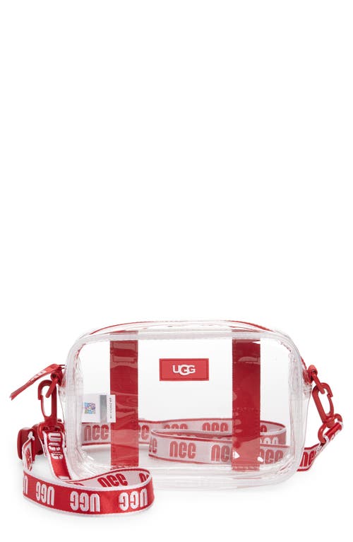 UGG(r) Janey II Transparent Crossbody Bag in Samba Red /Clear