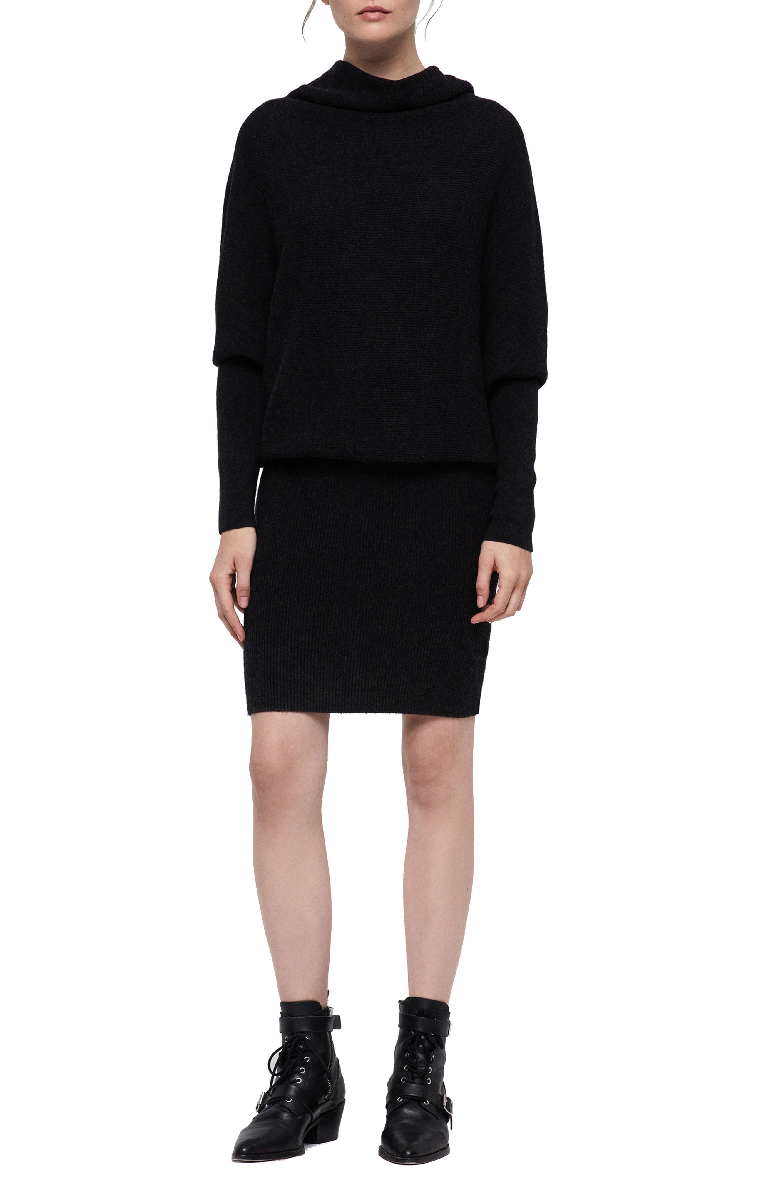 all saints wool dress