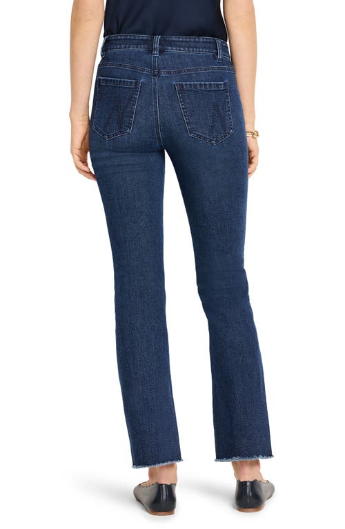 Nic + Zoe Nic+zoe Mid Rise Demi Bootcut Jeans In Marine In Marine